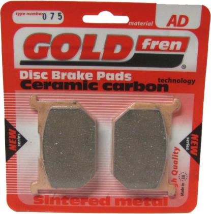 Picture of Goldfren AD075, VD322, VD323, FA51, FDB218, SBS532 Disc Pads (Pair)