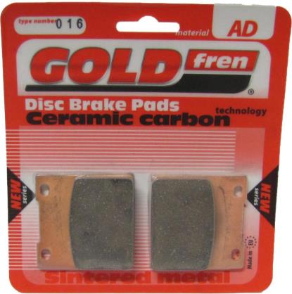 Picture of Goldfren AD016, VD327, FA63, FDB338/R, SBS526 Disc Pads (Pair)