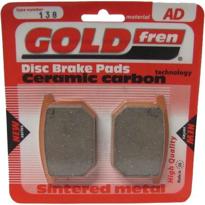 Picture of Brake Disc Pads Front L/H Goldfren for 1980 Suzuki GS 1000 ET (8 Valve) (Alloy Wheels)