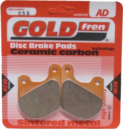Picture of Brake Disc Pads Front L/H Goldfren for 1978 H/Davidson XLCH 1000 Sportster