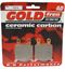 Picture of Brake Disc Pads Front L/H Goldfren for 1986 Gilera RV 200