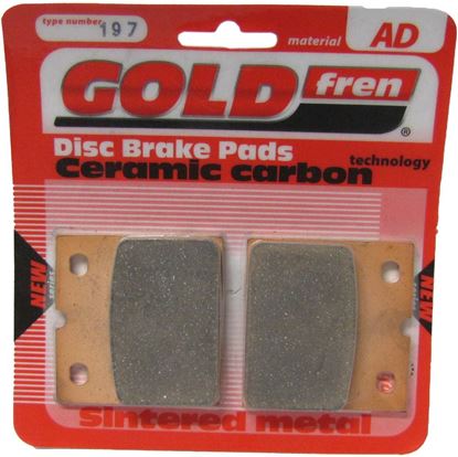 Picture of Brake Disc Pads Front L/H Goldfren for 1983 Laverda 1000 RGS Corsa