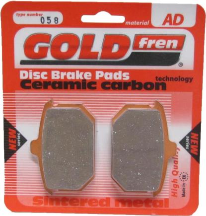 Picture of Goldfren AD058, VD918, FA78, FDB335/R, SBS549 Disc Pads (Pair)