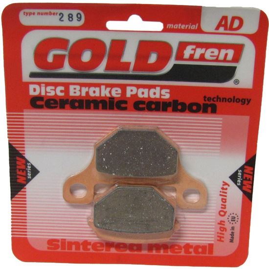 Picture of Brake Disc Pads Rear R/H Goldfren for 2010 Derbi Senda DRD 125 R