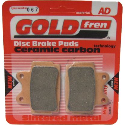 Picture of Brake Disc Pads Front L/H Goldfren for 1985 Yamaha RD 350 NI YPVS (Naked)
