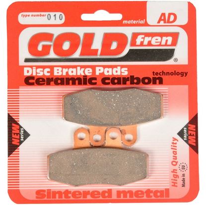 Picture of Brake Disc Pads Rear R/H Goldfren for 2010 Aprilia NA 850 Mana