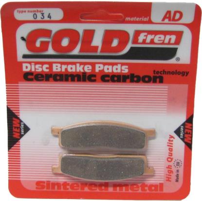 Picture of Goldfren AD034, VD244, FA119, FDB453, SBS589 Disc Pads (Pair)