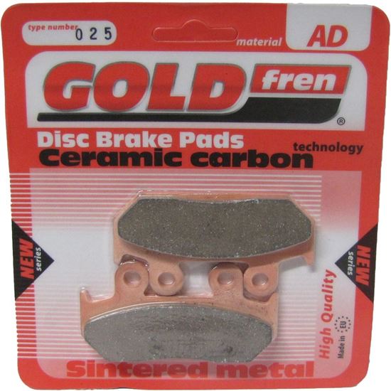 Picture of Brake Disc Pads Front L/H Goldfren for 1986 Honda CBR 250 FG (MC14)