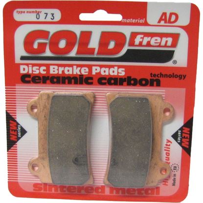 Picture of Brake Disc Pads Front L/H Goldfren for 1987 Yamaha FZR 400 R SP (EXUP) (2TK)