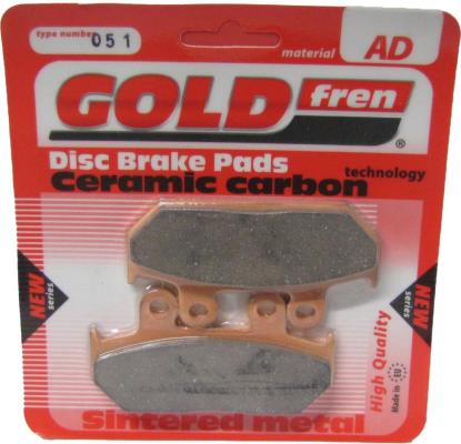 Picture of Goldfren AD051, VD143, FA124, FDB452/R, SBS600 Disc Pads (Pair)