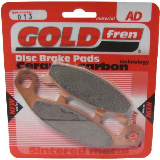 Picture of Brake Disc Pads Front R/H Goldfren for 1991 Kawasaki GPZ 500 S (EX500A5)