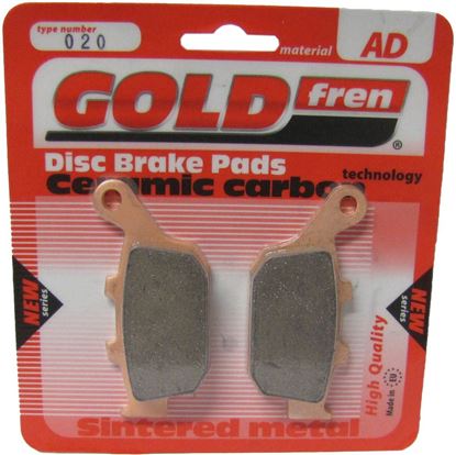 Picture of Brake Disc Pads Rear R/H Goldfren for 2010 Buell XB 12 R Firebolt
