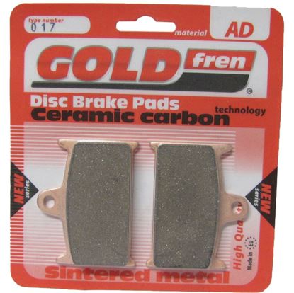 Picture of Brake Disc Pads Front L/H Goldfren for 1989 Yamaha FZR 750 R (OW01) (3SG1) (UK Model)