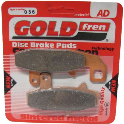 Picture of Brake Disc Pads Front R/H Goldfren for 1988 Suzuki DR 750 S-J 'Desert' (Enduro Body) (K/Start) (SR41A)