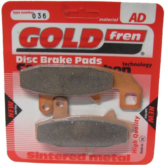 Picture of Brake Disc Pads Front R/H Goldfren for 1988 Suzuki DR 750 S-J 'Desert' (Enduro Body) (K/Start) (SR41A)