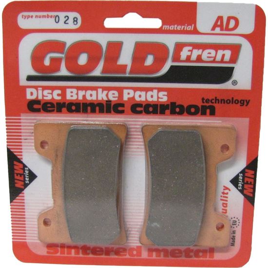 Picture of Brake Disc Pads Front L/H Goldfren for 1990 Yamaha FZR 1000 R (EXUP) (3LG2) (Twin Headlight)