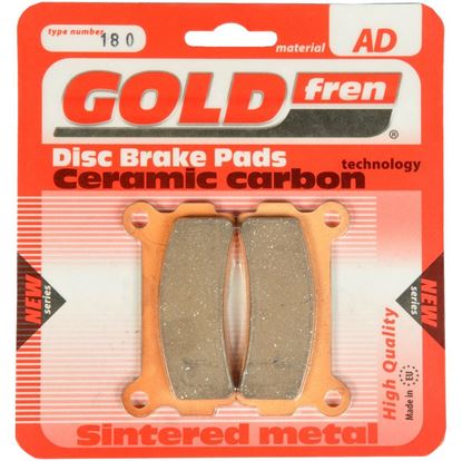 Picture of Brake Disc Pads Rear R/H Goldfren for 1992 Beta Zero 260