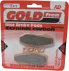 Picture of Brake Disc Pads Front R/H Goldfren for 2009 Yamaha XC 125 Cygnus X (4P95)