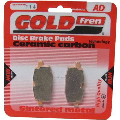 Picture of Brake Disc Pads Front R/H Goldfren for 1992 MBK CR 50 Z Target