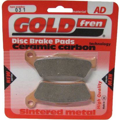 Picture of Brake Disc Pads Front R/H Goldfren for 2009 Husqvarna TE 310 (4T)