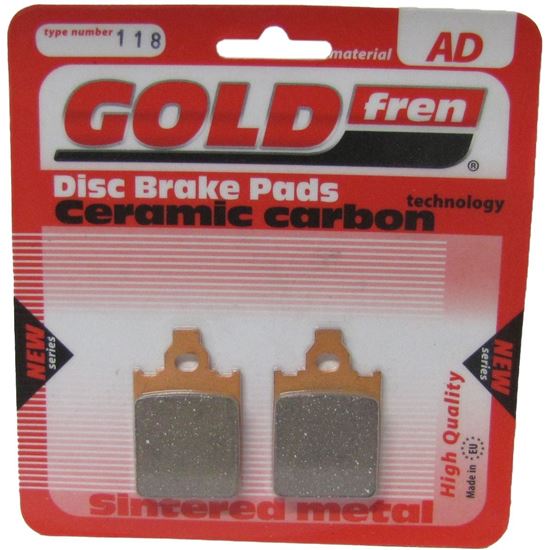 Picture of Brake Disc Pads Front R/H Goldfren for 1992 Piaggio Quartz 50