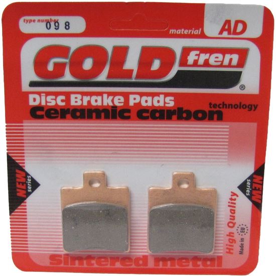 Picture of Brake Disc Pads Rear R/H Goldfren for 2010 Beta Ark LC (50cc)