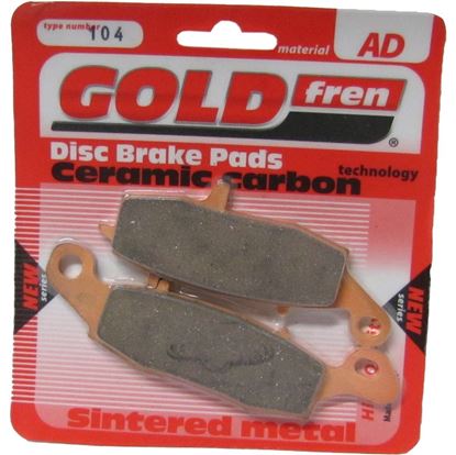 Picture of Brake Disc Pads Front L/H Goldfren for 2010 Kawasaki KLE 650 DAF Versys ABS