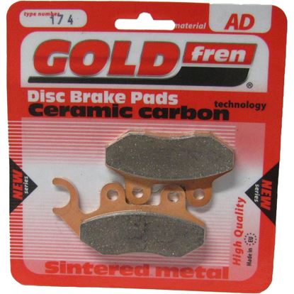 Picture of Brake Disc Pads Rear R/H Goldfren for 2009 P.G.O i-Dep Electric Scooter