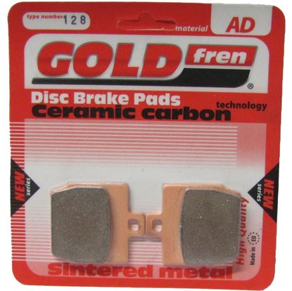 Picture of Brake Disc Pads Rear R/H Goldfren for 2009 Yamaha YQ 50 Aerox (3C6T)