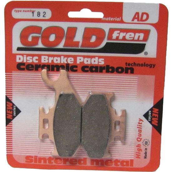 Picture of Brake Disc Pads Rear R/H Goldfren for 2010 Benelli Caffe Nero 250