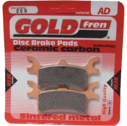 Picture of Brake Disc Pads Rear R/H Goldfren for 2009 Polaris 800 Sportsman HO (EFI)