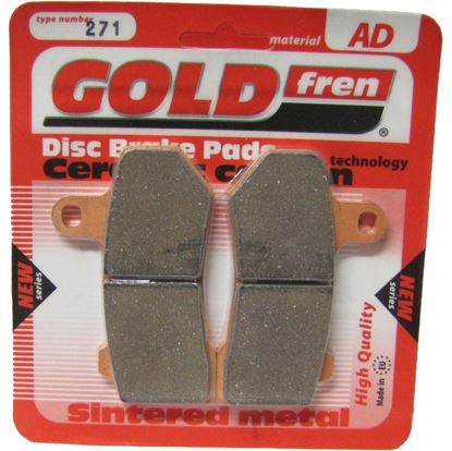 Picture of Brake Disc Pads Rear R/H Goldfren for 2010 H/Davidson VRSCF 1250 V-Rod Muscle