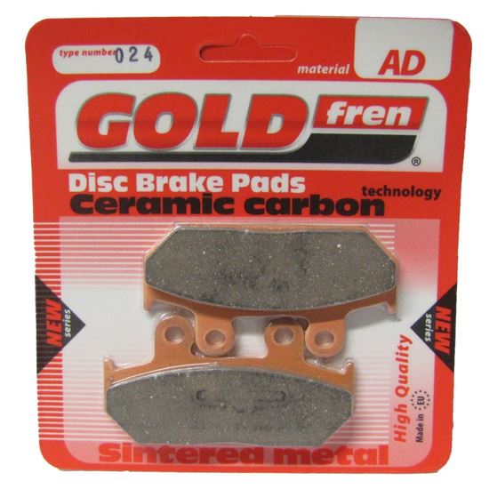 Picture of Brake Disc Pads Front R/H Goldfren for 1989 Honda GL 1500 K Gold Wing (Standard)