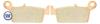 Picture of Brake Disc Pads Front R/H Goldfren for 1991 Honda NH 90 M Yuppy