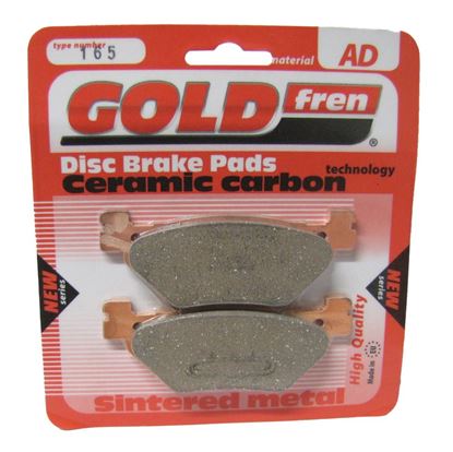 Picture of Brake Disc Pads Rear R/H Goldfren for 2009 Yamaha TDM 900 AY (ABS) (2B07)