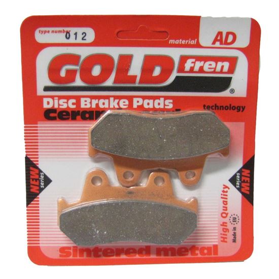 Picture of Brake Disc Pads Front L/H Goldfren for 1984 Honda GL 1200 DE Gold Wing (Deluxe)