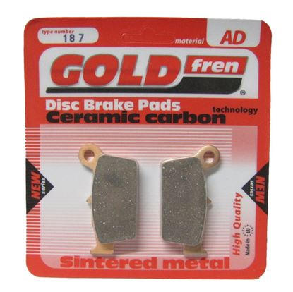Picture of Brake Disc Pads Rear R/H Goldfren for 2009 Yamaha YZ 250 Y (1P8J) (2T)