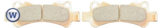 Picture of Goldfren AD229, Nissin 3 Piston Rear Caliper Disc Pads (Pair)