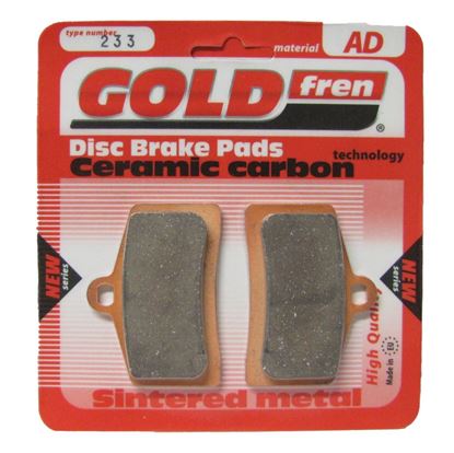 Picture of Brake Disc Pads Front R/H Goldfren for 2004 Derbi GPR 125 Nude (2T)