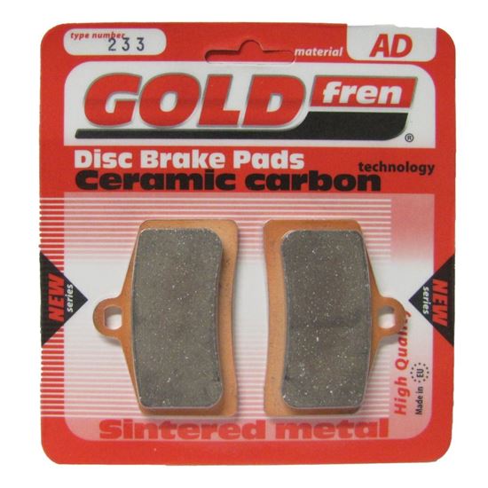 Picture of Brake Disc Pads Front R/H Goldfren for 2004 Derbi GPR 125 Nude (2T)