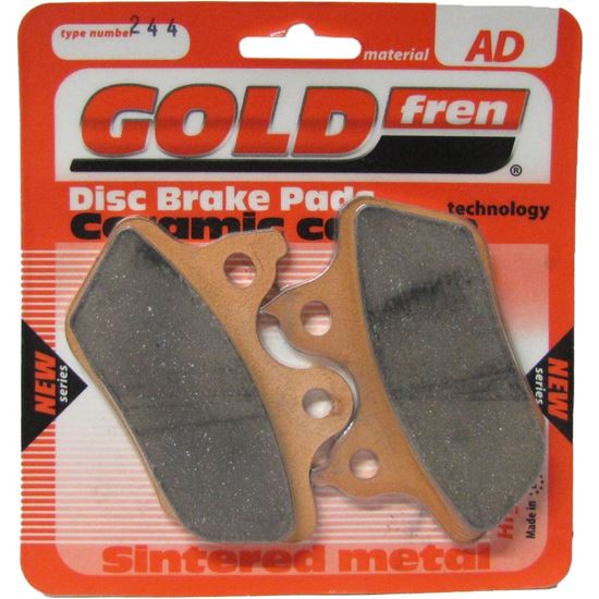 Picture of Brake Disc Pads Rear R/H Goldfren for 2007 H/Davidson FXSTB 1584 Softail Night Train