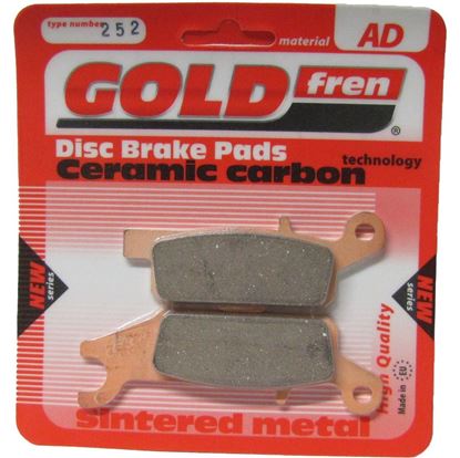 Picture of Brake Disc Pads Front L/H Goldfren for 2008 Yamaha YFM 700 FGPX Grizzly (3B4F)