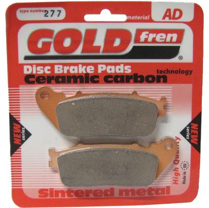 Picture of Brake Disc Pads Rear R/H Goldfren for 2010 Honda CB 1000 RA