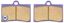 Picture of Brake Disc Pads Front R/H Kyoto for 2007 P.G.O G-Max 125