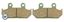 Picture of Brake Disc Pads Front R/H Kyoto for 1997 Honda NV 400 CV Steed (NC26)