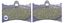 Picture of Brake Disc Pads Rear R/H Kyoto for 1987 Aprilia MX 125