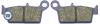 Picture of Brake Disc Pads Rear R/H Kyoto for 2007 Honda XR 400 M Supermotard (ND08/NC38E)