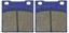 Picture of Brake Disc Pads Rear R/H Kyoto for 2006 Kawasaki ZX-12R Ninja (ZX1200B6F)