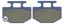 Picture of Brake Disc Pads Front R/H Kyoto for 1986 Honda NH 125 Lead