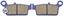 Picture of Brake Disc Pads Front R/H Kyoto for 2002 Kymco ZX 50